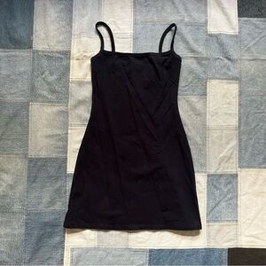 Oddli black mini dress